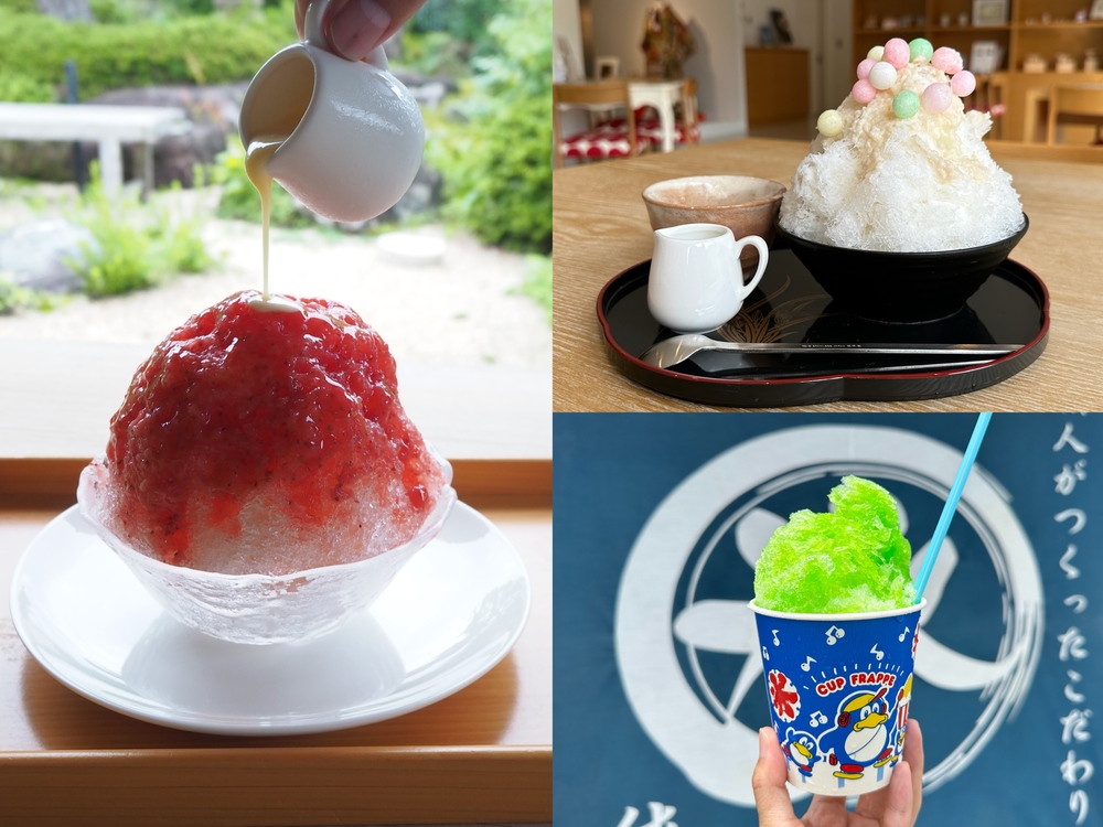 画像：暑い夏に食べてひんやり美味しい！　山口県内のかき氷３選