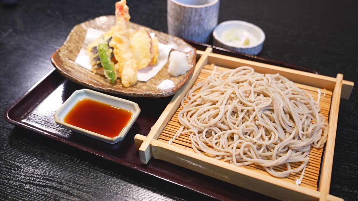 画像：職人技が光る、芳醇な香りただよう蕎麦　宇部市「手打ち蕎麦 きさく」