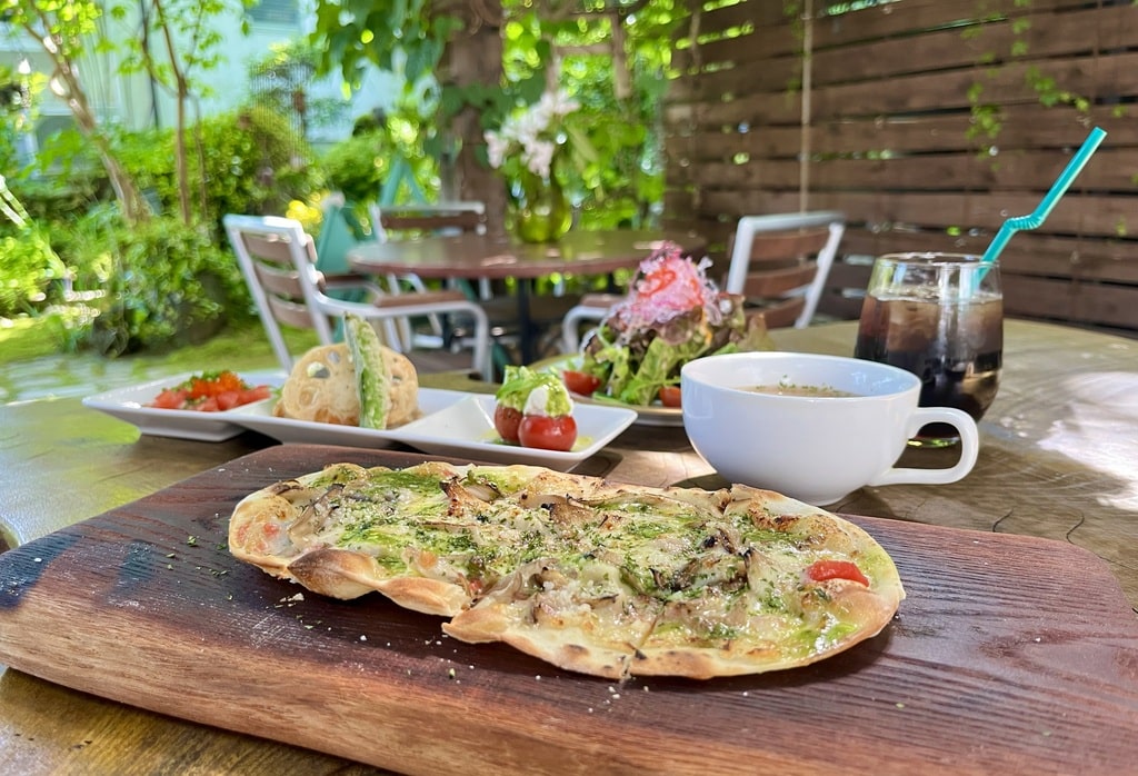 岩国　Pizza & cafe ばらの木　ピザ　ランチ