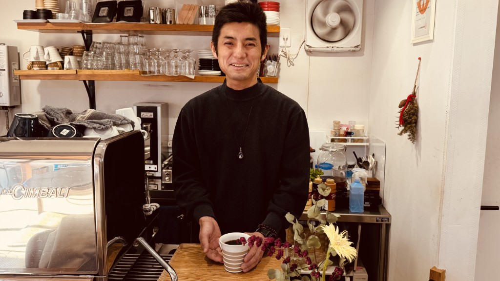 「SNOW DRIP COFFEE」店主の中田さん