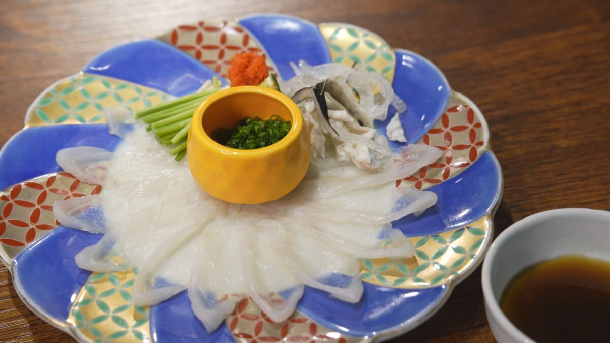 画像:冬とは違う旨味と歯ごたえを愉しむ”夏ふぐ”三昧ランチ 下関市「旬楽館」
